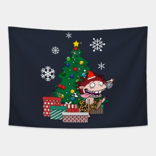 Donnie Around The Christmas Tree Wild Thornberrys Tapestry