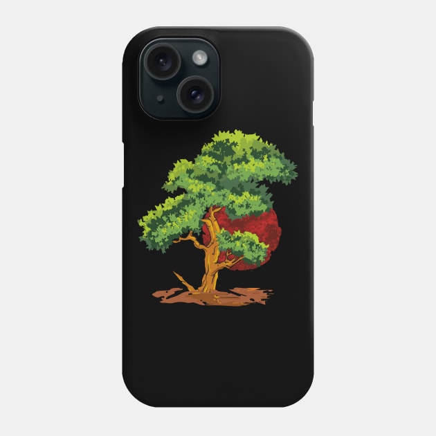 Bonsai Tree Japanese gardening Phone Case by Design Seventytwo