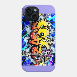 bass paint abstract Phone Case