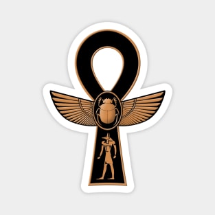 Winged Ankh Magnet