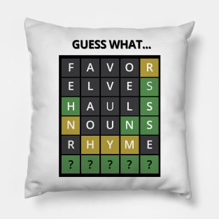 Guess The Word - Wordle Pillow