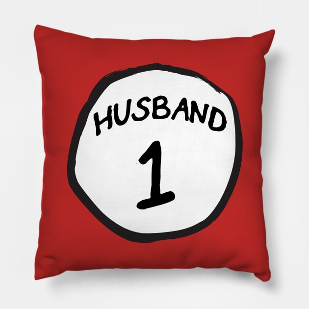 Husband 1 Pillow by old_school_designs