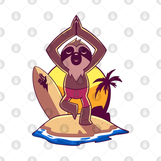 YOGA SLOTH RAYO by RAYO