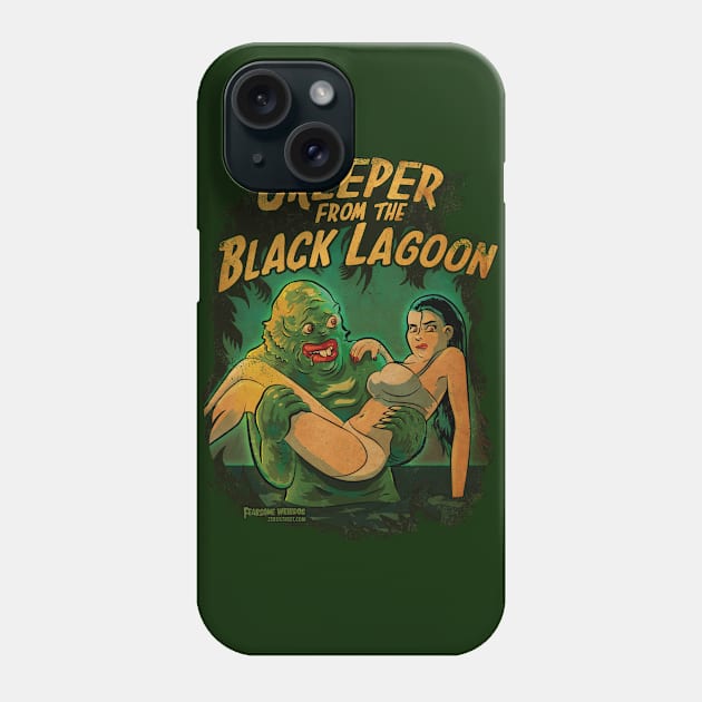 Creeper From The Black Lagoon Phone Case by zerostreet