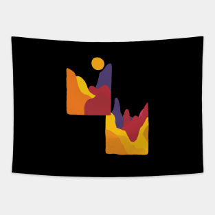 Arid summer desert Tapestry