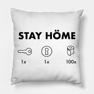 Stay Höme: new instructions Pillow