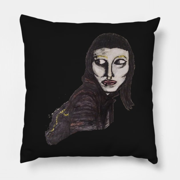 Rooney mara, david fincher, girl with dragon tatto Pillow by MattisMatt83