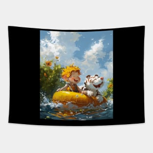 Calvin and Hobbes Nature Tapestry