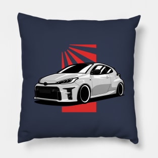 White Yaris GR Pillow