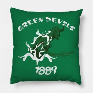 Green Devils of Forest Green Pillow