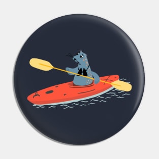 Sea Lion Kayaking Pin
