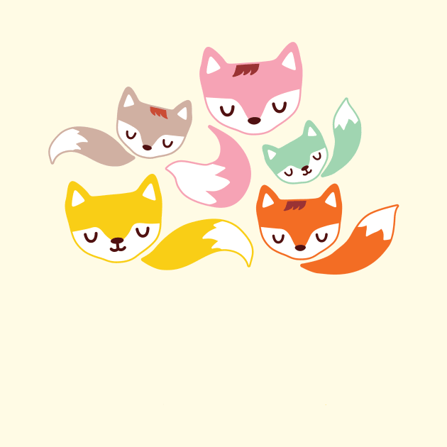 The Fantastic Foxes III by littleoddforest