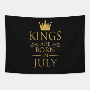 KINGS ARE BORN IN JULY Tapestry