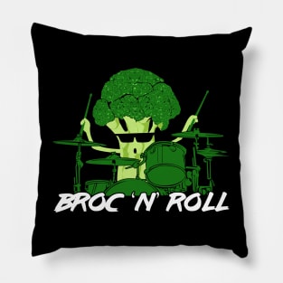 Broc 'n' Roll Drums Drummer Gift Pillow