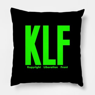 KLF - green fluo collector edition from the 90s Pillow