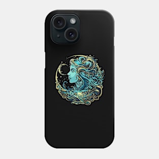 Aquarius Zodiac Sign Woman Phone Case