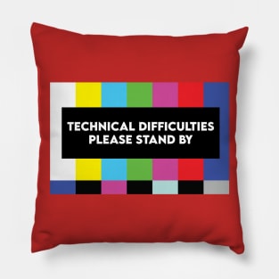 Technical Difficulties Pillow