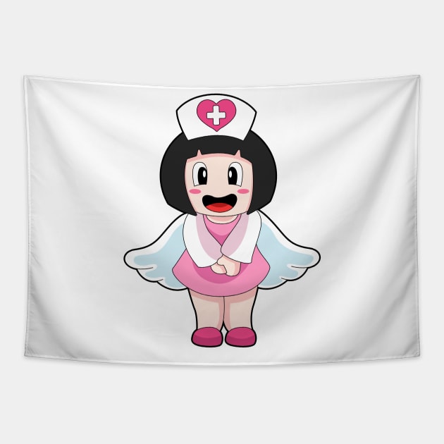 Nurse Angel Tapestry by Markus Schnabel