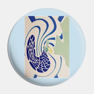 Down the Sink (White/Blue/Green) Pin