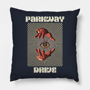 Hand Eyes Parkway Drive Pillow