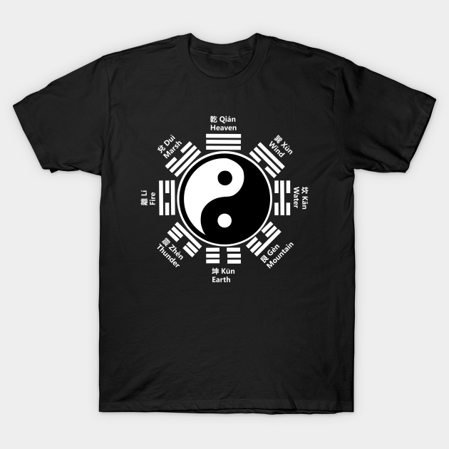Tai Chi Yin Yang Zen Taoism Chinese Characters - Chinese - T-Shirt ...
