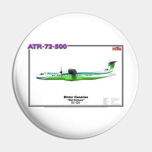 Avions de Transport Régional 72-500 - Binter Canarias "Old Colours" (Art Print) Pin