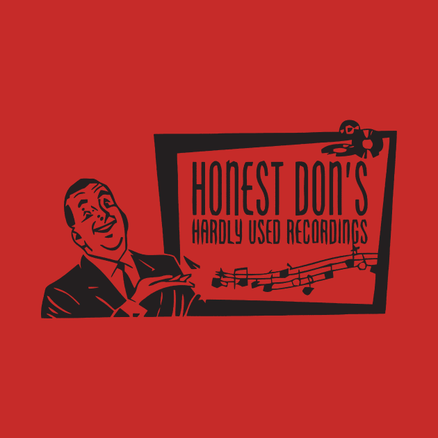 Honest Don's Records by MindsparkCreative