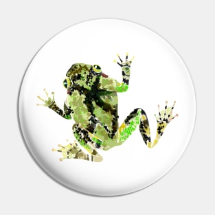 Gray Tree Frog Pin