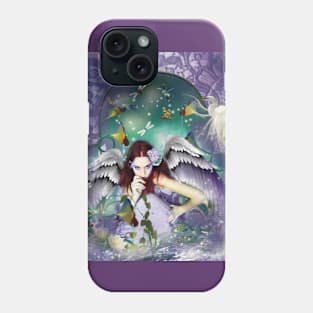 Purple Angel. Phone Case