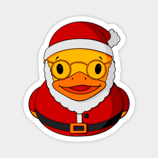 Santa Claus Rubber Duck Magnet