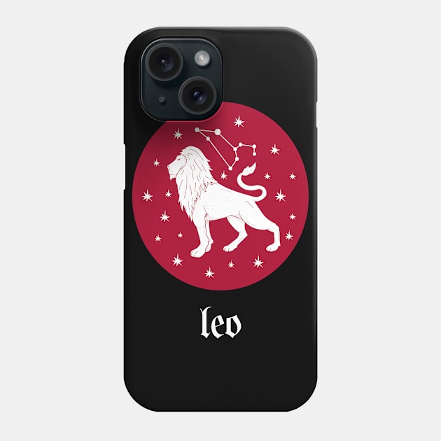 LEO HOROSCOPE Phone Case by Top To Bottom