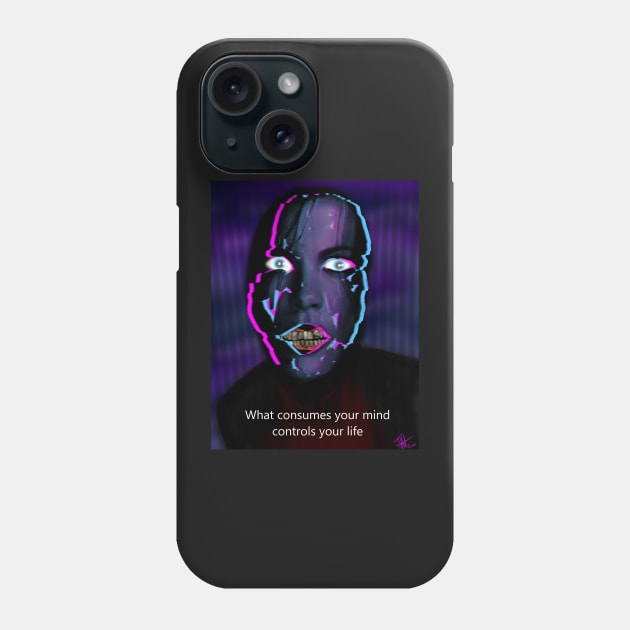 Distortion Phone Case by fuxxinsomnia