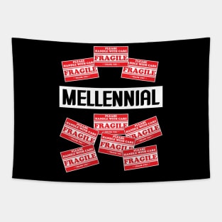 Millennial Fragile Funny Halloween Tapestry