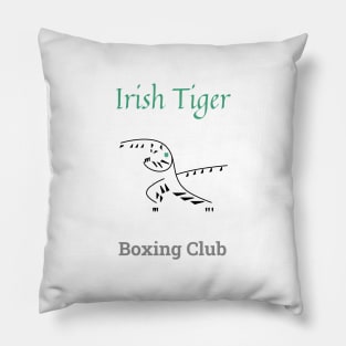 Irish Tiger - dark on light Pillow