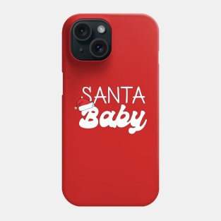 My first Christmas FUNNY SANTA HAT Phone Case