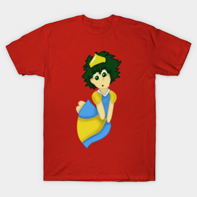 deku with white shirt