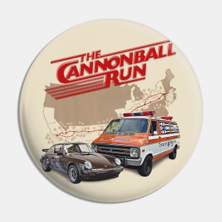 The Cannonball Run Pin