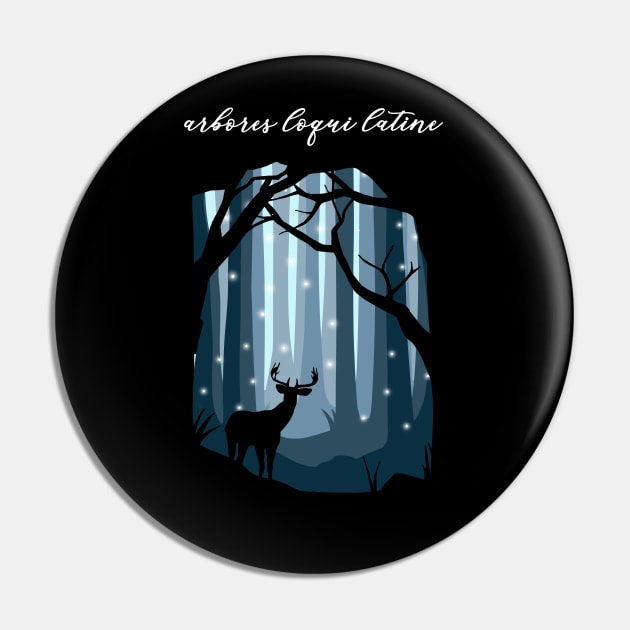 The Trees Speak Latin (The Raven Cycle) Pin by hbaileydesign