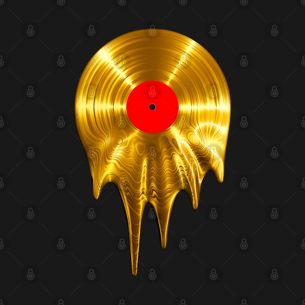 Melting vinyl GOLD by Grandeduc