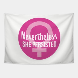 Nevertheless She Persisted Female Tapestry