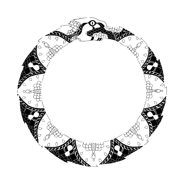 Ouroboros (black) by Eile