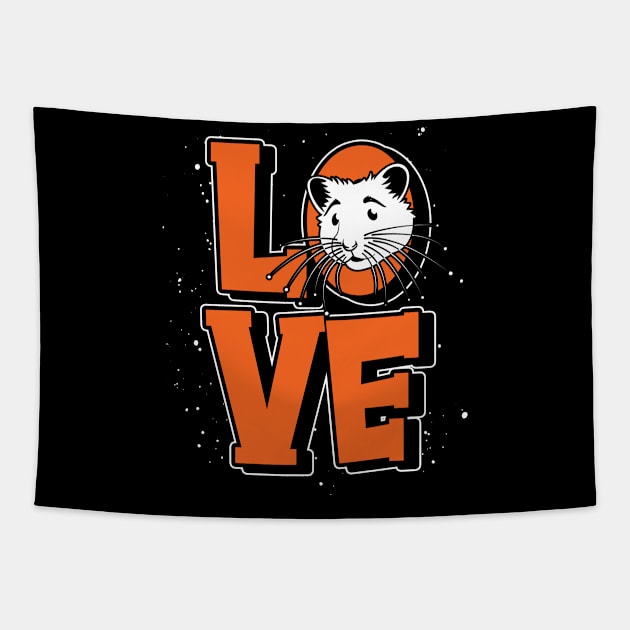 love hamster Tapestry by ShirtsShirtsndmoreShirts