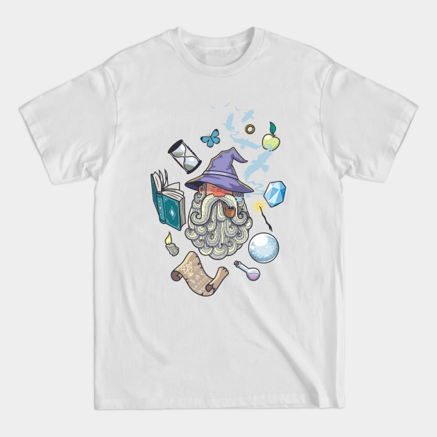 Discover Wizard Portrait - Wizard - T-Shirt