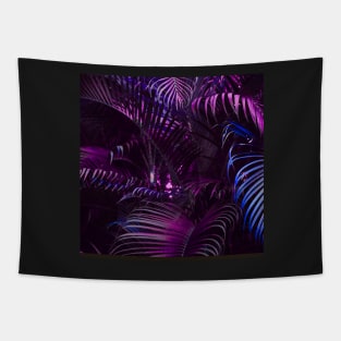 Minimal Colorful Abstract Leaf Pattern Tapestry