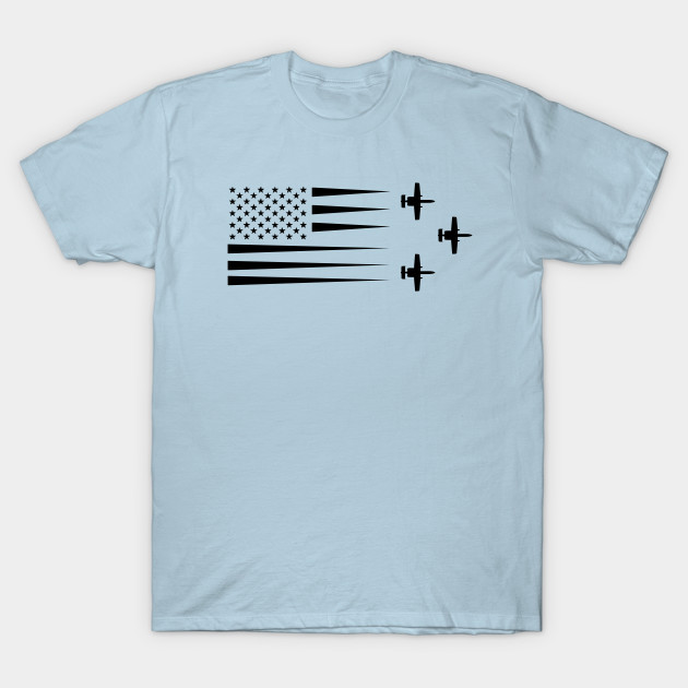 Discover A-10 Warthog US Flag Contrail - A10 Warthog - T-Shirt