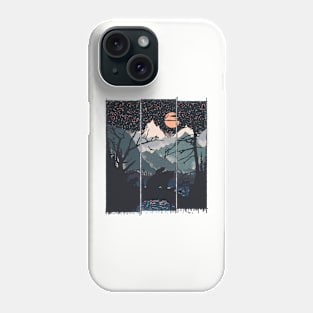 Orange Moon (Front and Back) Phone Case