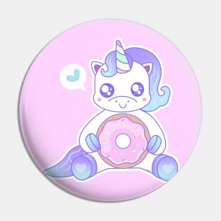 Donut Unicorn Pin