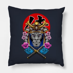 Samurai Gorilla 5 Pillow