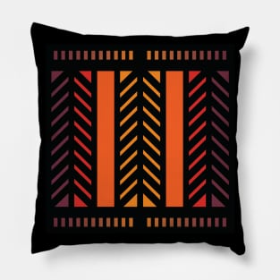 “Dimensional Uplift” - V.5 Orange/Purple - (Geometric Art) (Dimensions) - Doc Labs Pillow