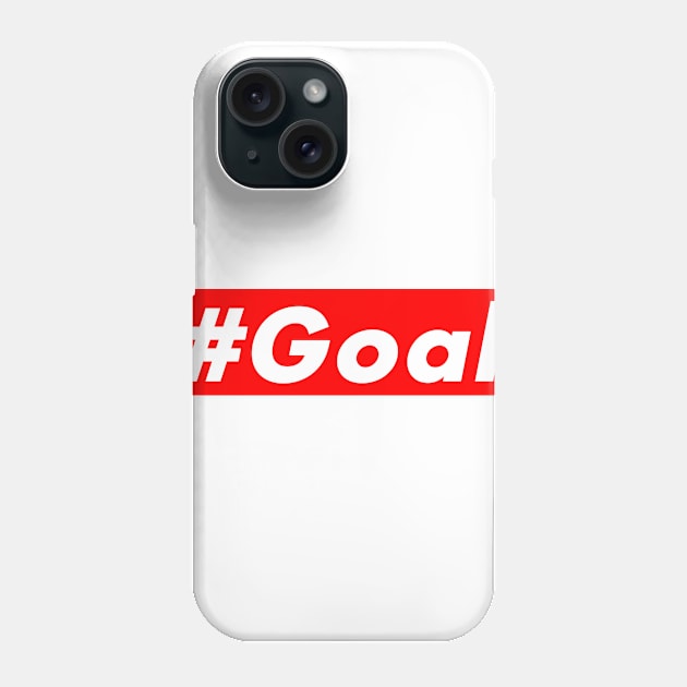 #Goal Phone Case by PrintHub